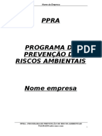 Modelo de PPRA