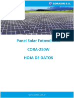 Folleto Panel Solar 250w