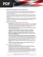 Iran Letter Sanction Risks 092617