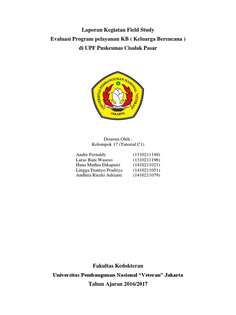 Laporan Kegiatan Field Study | PDF