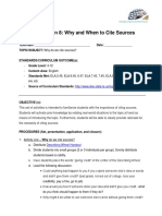TFT LP 8 When and Why to Cite Sources1