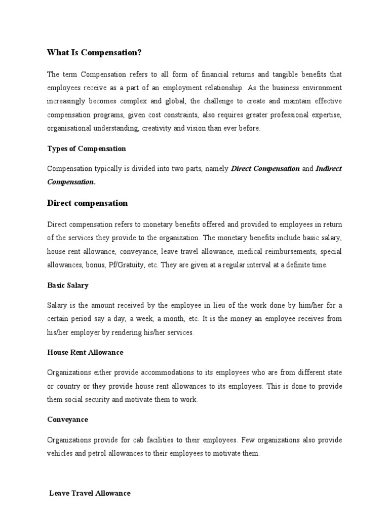 Compensation Overview in Banking Sector | PDF | Employment | Salary