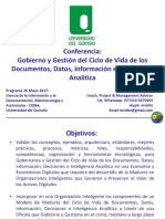 UniQuindio - MVLS - Gobernanza y Gestión del Ciclo de Vida de Datos, Información, Decisiones e Inteligencia Analítica - 27May2017.pdf