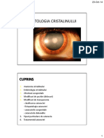 CURS 04-Patologia Cristalinului Si A Nervului Optic