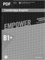 Empower b1 progress tests. Empower b1 workbook intermediate keys. cambridge english empower b1 workbook ответы. empower a1 workbook. тест empower b2 upper intermediate.