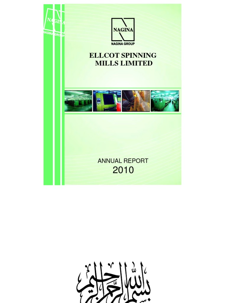 Ellcot Spinning Mills Limited Annual Report PDF Board Of Directors
