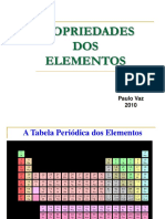 PROPRIEDADES  PERIODICAS