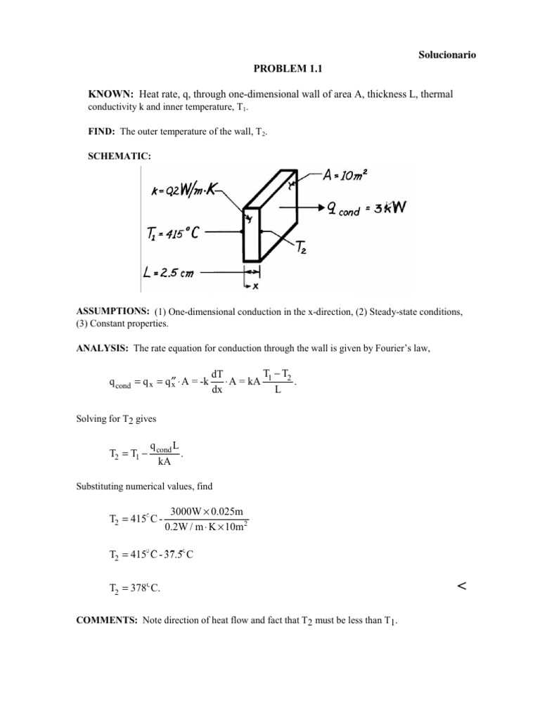 Solucionario Incropera PDF | PDF | Análisis | Enseñanza de matemática