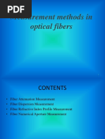 Measurement Methods in Optical Fibers