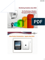 Marketing Analytics Class (Perceptual Map Modeling)