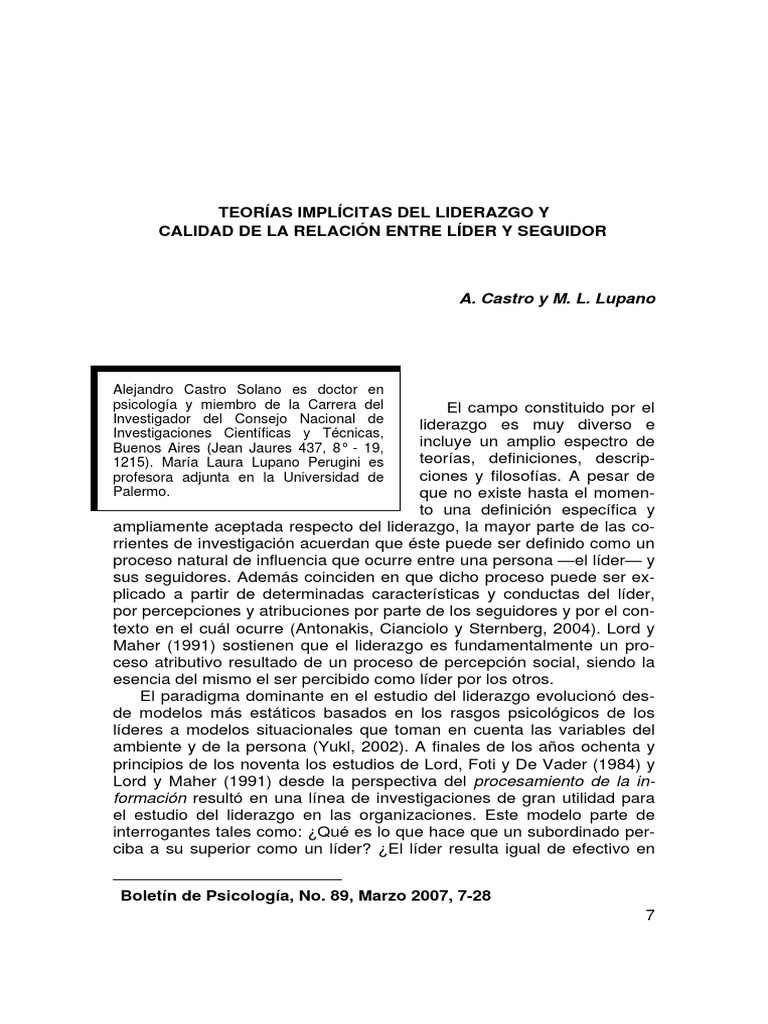 N89 1 PDF | PDF | Crecimiento personal y profesional | Relaciones ...