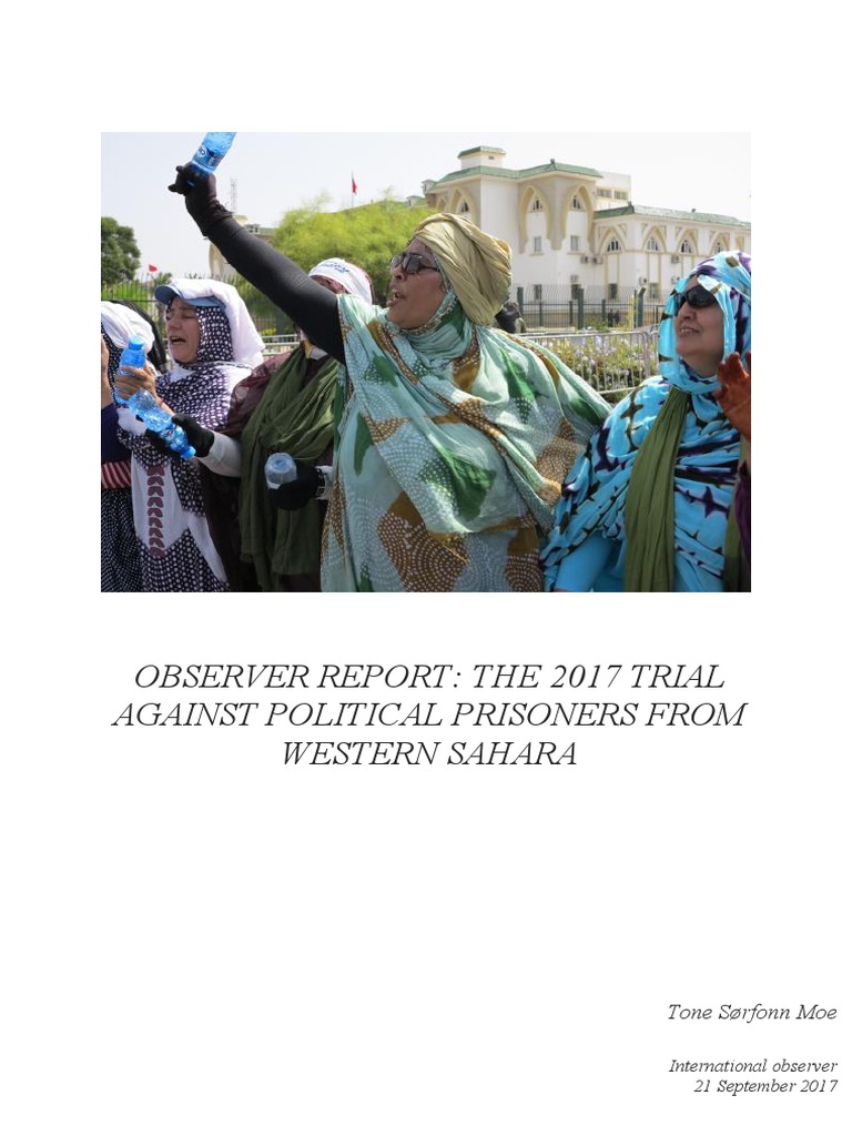 Tone Published Report Gdeim Izik Group Western Sahara - 