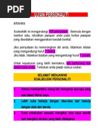 Download Soalselidik Personaliti Minat Kerjaya Sidek Noah LCD by huzey SN:35998848 doc pdf