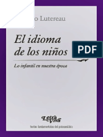 El idioma de los niños [Luciano Lutereau].pdf