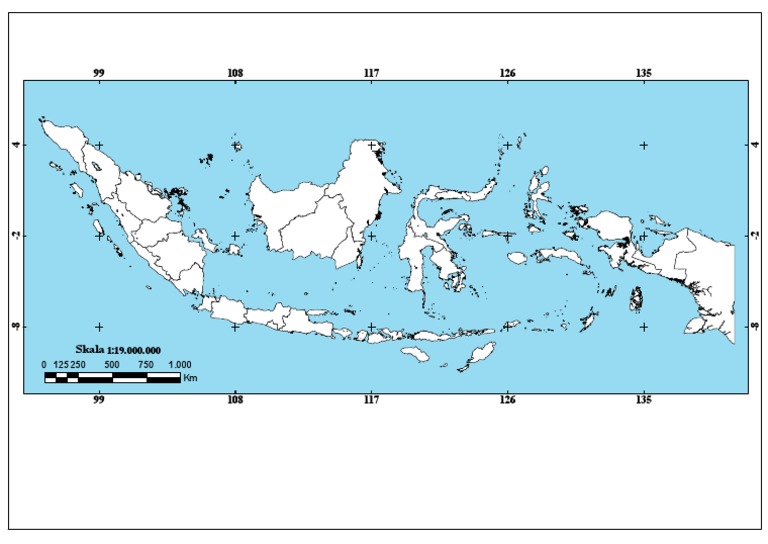 Peta Indonesia A4