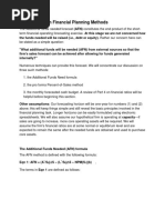 Additional Funds Needed Mas