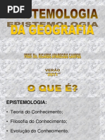 Epistemologia da Geografia