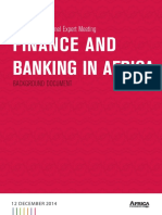 Finance and Banking in Africa: Background Document 