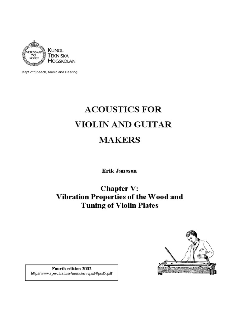 Acoustics For Violin and Guitar Makers PDF PDF