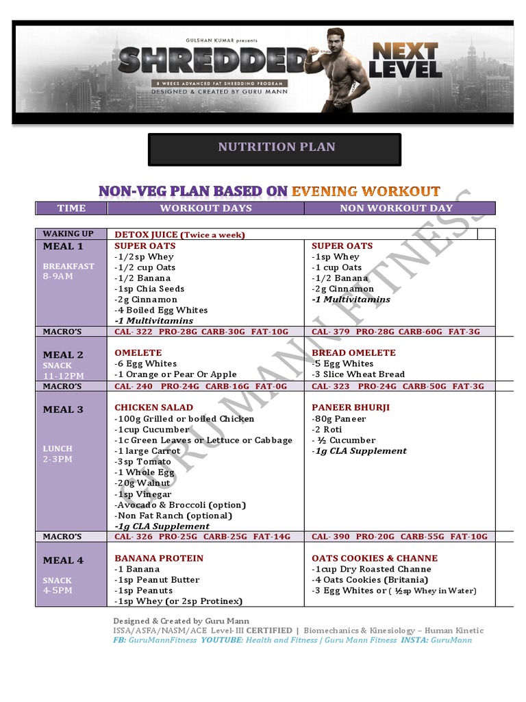 morning-workout-diet-plan-guru-mann