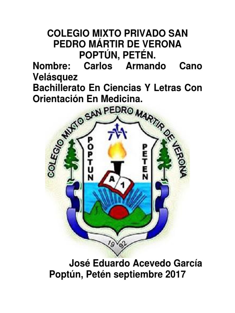 Colegio Mixto Privado San Pedro Mártir de Verona | PDF