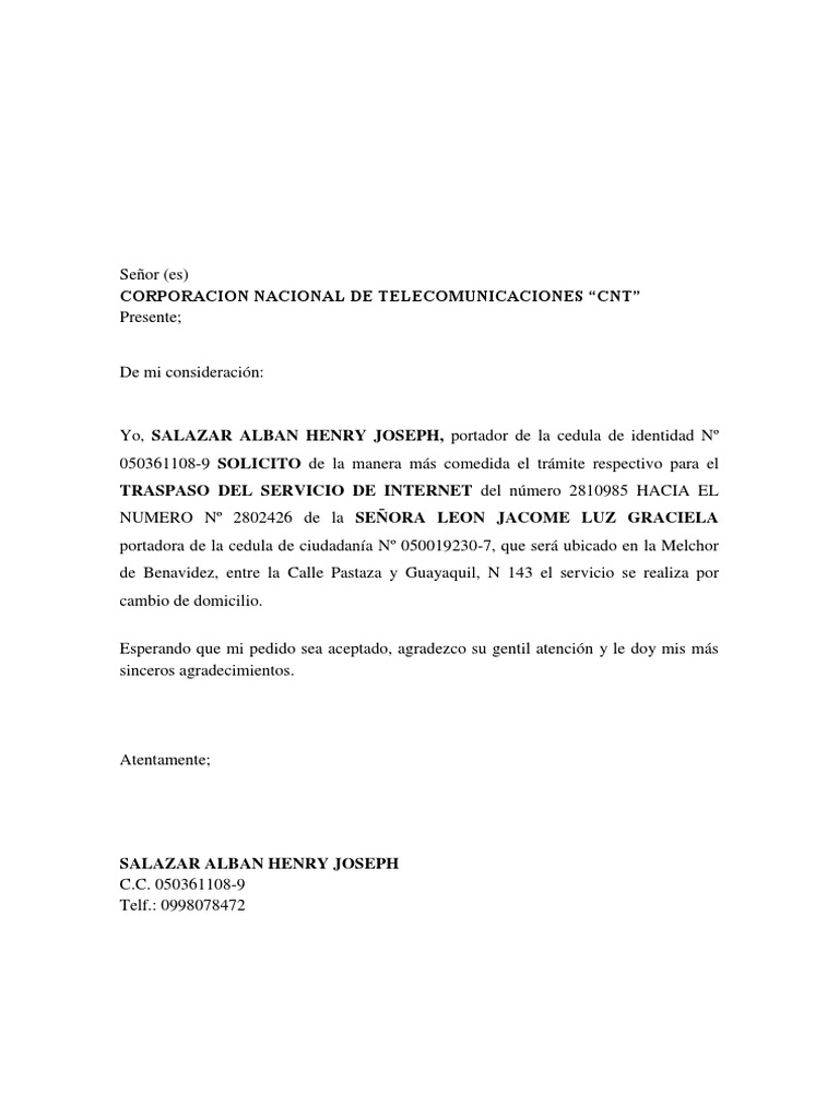 Solicitud Nueva | PDF
