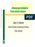 Greenhouse Gas Emissions From Animal Manure: Søren O. Petersen