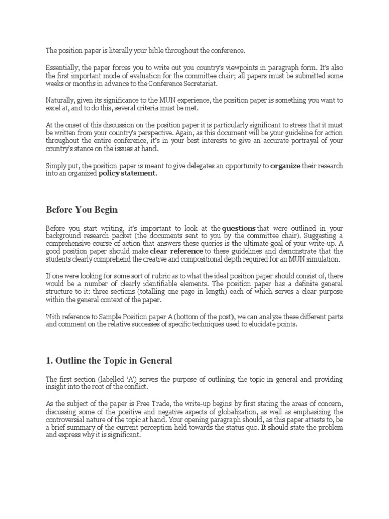 Sample Position Paper  PDF  Rubric (Academic)  Cognitive Science