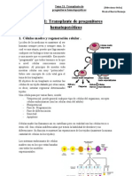 Hematología Tema 21 Transplante Progenitores Hematopoyéticos