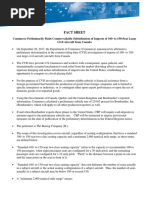 Commerce Department - Factsheet Canada Large Civil Aircraft Cvd Preliminary Decision
