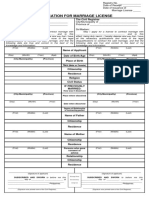 E (Application For Marriage License) PDF