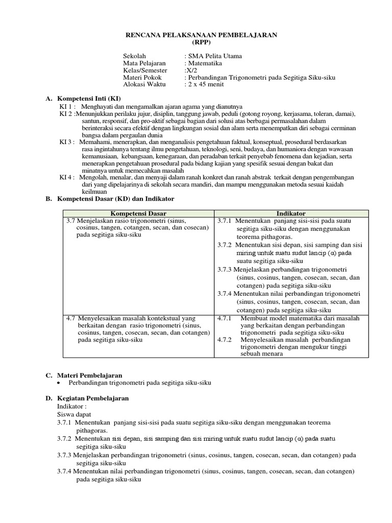 3 7 Perbandingan Trigonometri