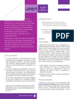 Guía para Elaborar Un Resumen PDF