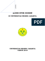 Buku 3 Pedoman Kode Etik Dosen Di Universitas Negeri Jakarta
