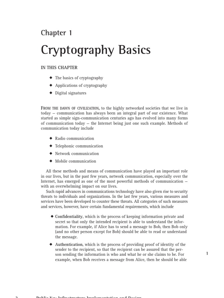 Cryptography Basics | Public Key Cryptography | Cryptography