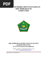 Contoh rencana kerja sekolah