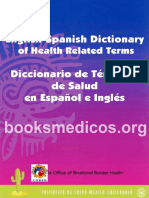 Diccionario de Terminos de Salud en Español e Ingles PDF