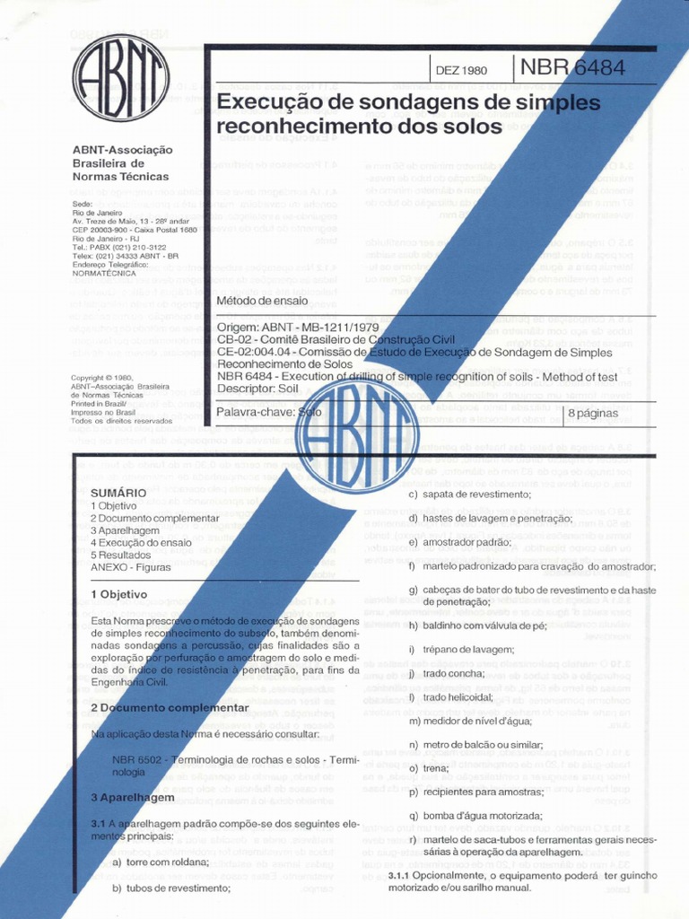 NBR 6484 PDF | PDF