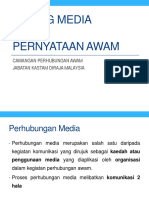 Sidang Media Dan Pernyataan Awam