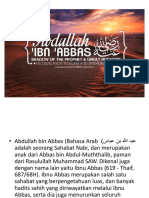 Abdullah 'ibn Abbas