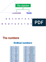 Alphabet & Numbers