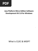 Java Platform Micro Edition Software Development Kit 3