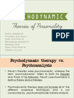 Psychodynamic Theories of Personality