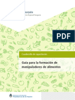 Guia Formacion Manipuladores de Alimentos Manual INTI