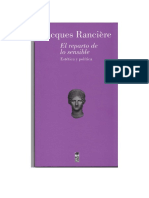Rancière, Jacques - El Reparto de Lo Sensible