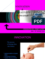 Innovation & Creativity: Workshop