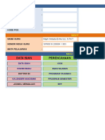 Aplikasi Administrasi Guru Mata Pelajaran - Form Administrasi Guru Format Microsoft Excel