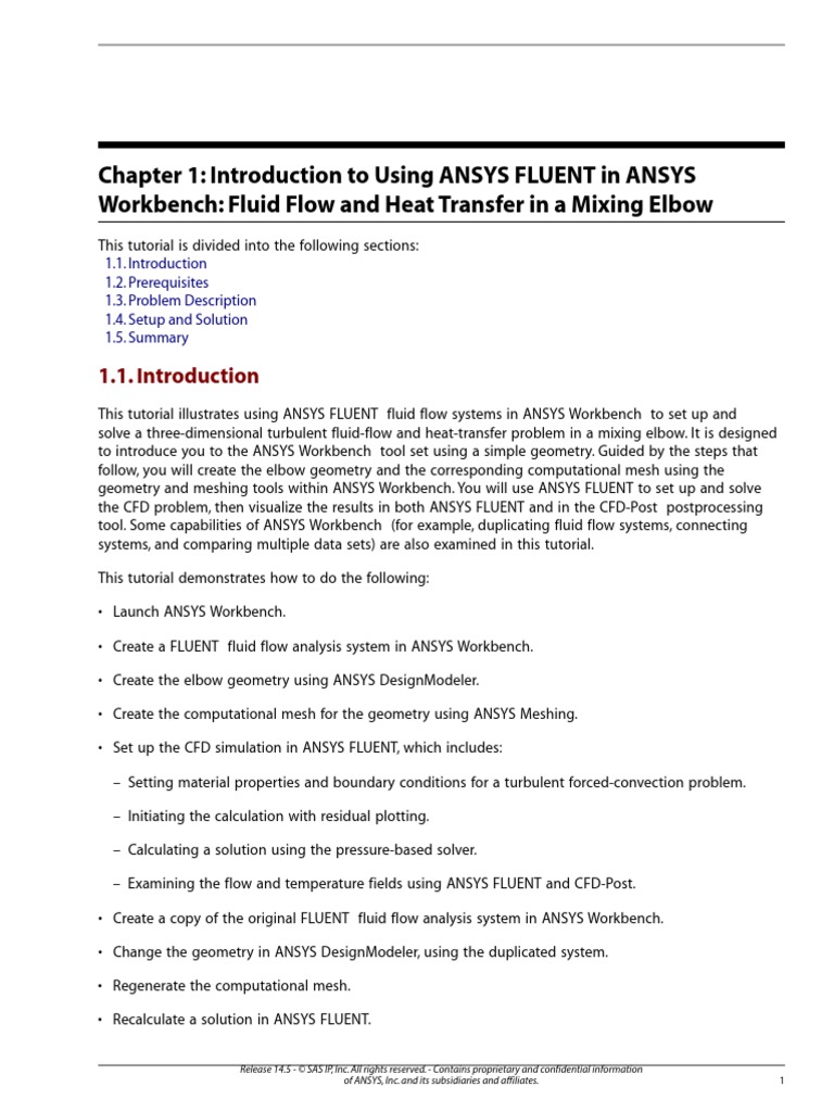 Fluid Flow And Heat Transfer In A Mixing Elbow – VNZHEJ