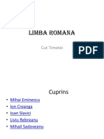 Limba Romana