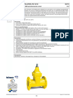 Avk Schuifafsluiter, PN 10/16 02/70: Voor Gas, DIN F5, NBR Gevulkaniseerde Schuif 013